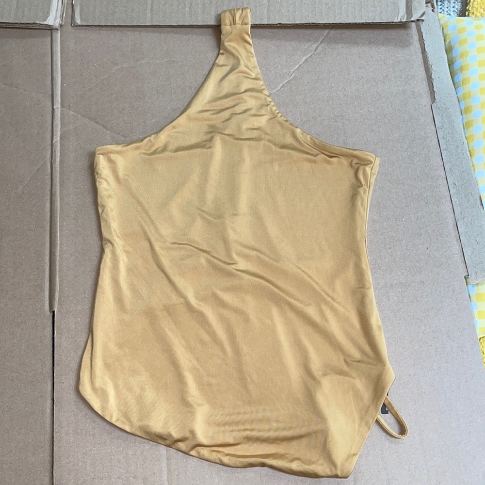 Gold Silk Top (Lovers and Friends